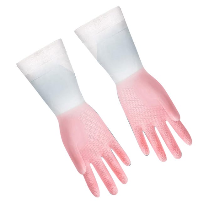 Guanti per la Pulizia della Guanti Impermeabili in PVC per Lavare i Piatti, Antiscivolo, per la Pulizia della Biancheria e dei Mobili, Durevoli e Affidabili (L Guanti per la Pulizia della Guanti Impermeabili in PVC per Lavare i Piatti, Antiscivolo, per la Pulizia della Biancheria e dei Mobili, Durevoli e Affidabili (L