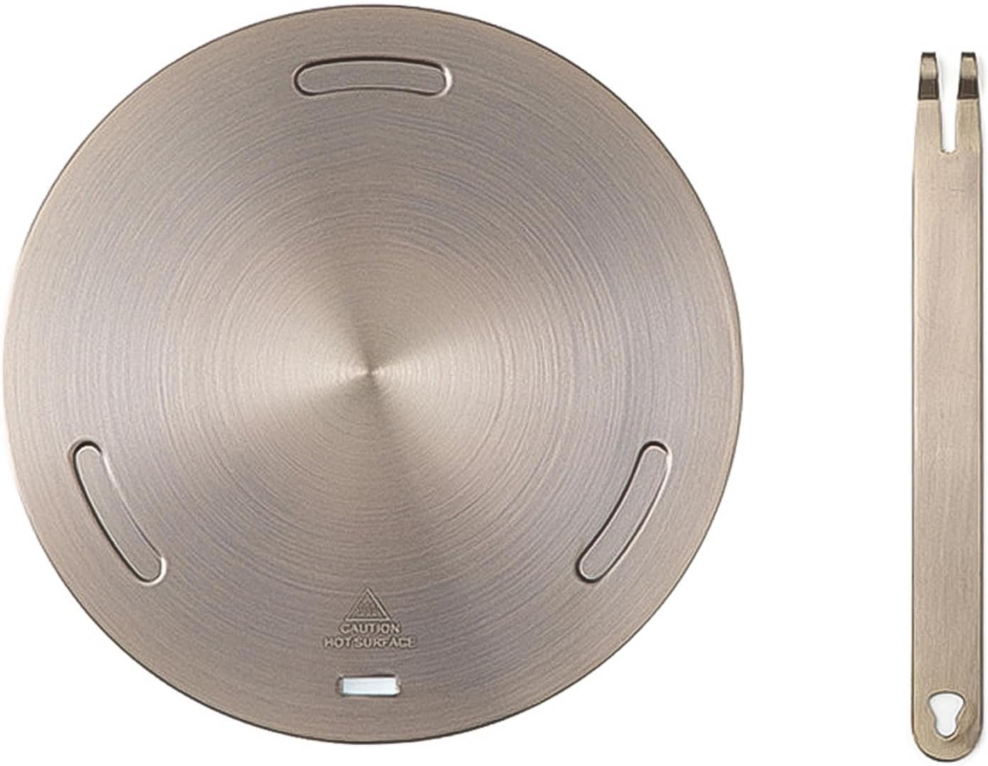 Adapter indukcyjny 16 cm ze stali nierdzewnej z odłączaną rączką, adapter płyty indukcyjnej do filiżanki kawy, rondla do mleka, różowe złoto