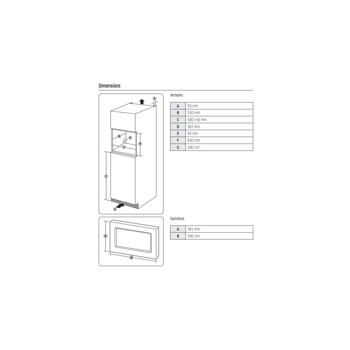 Micro ondes encastrable SAMSUNG MS23A7013AT - 4