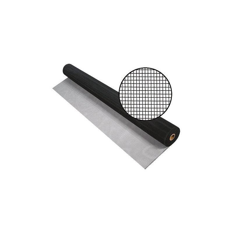 Moustiquaire en fibre de verre Phifer RT30 AluBlack, 120 cm, rouleau de ...