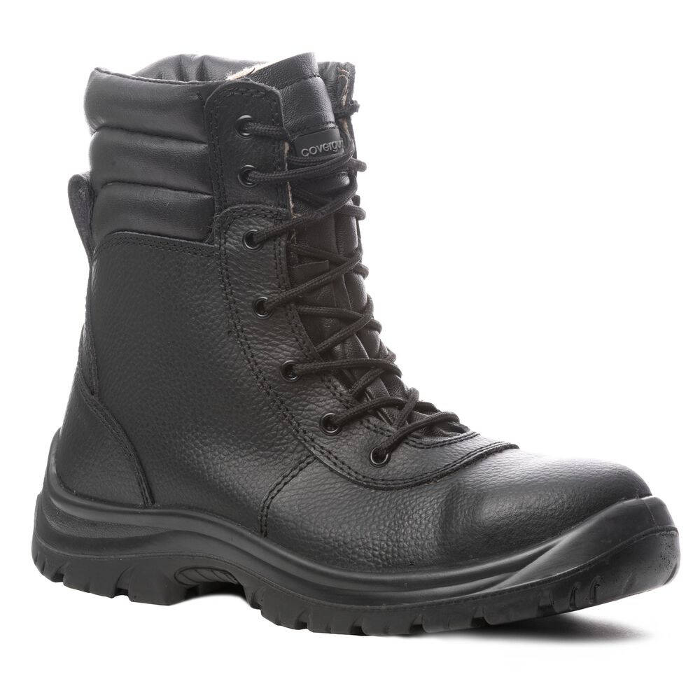 Chaussures De Sécurité Montantes Coverguard Agate II S3 SRC - Coque Acier 200J, Cuir Pleine Fleur