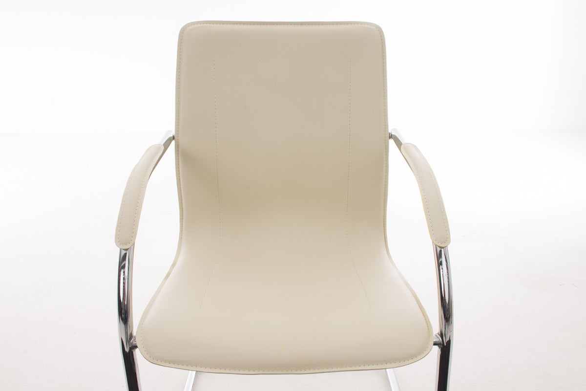 Sedia visitatore Melina crema - 3