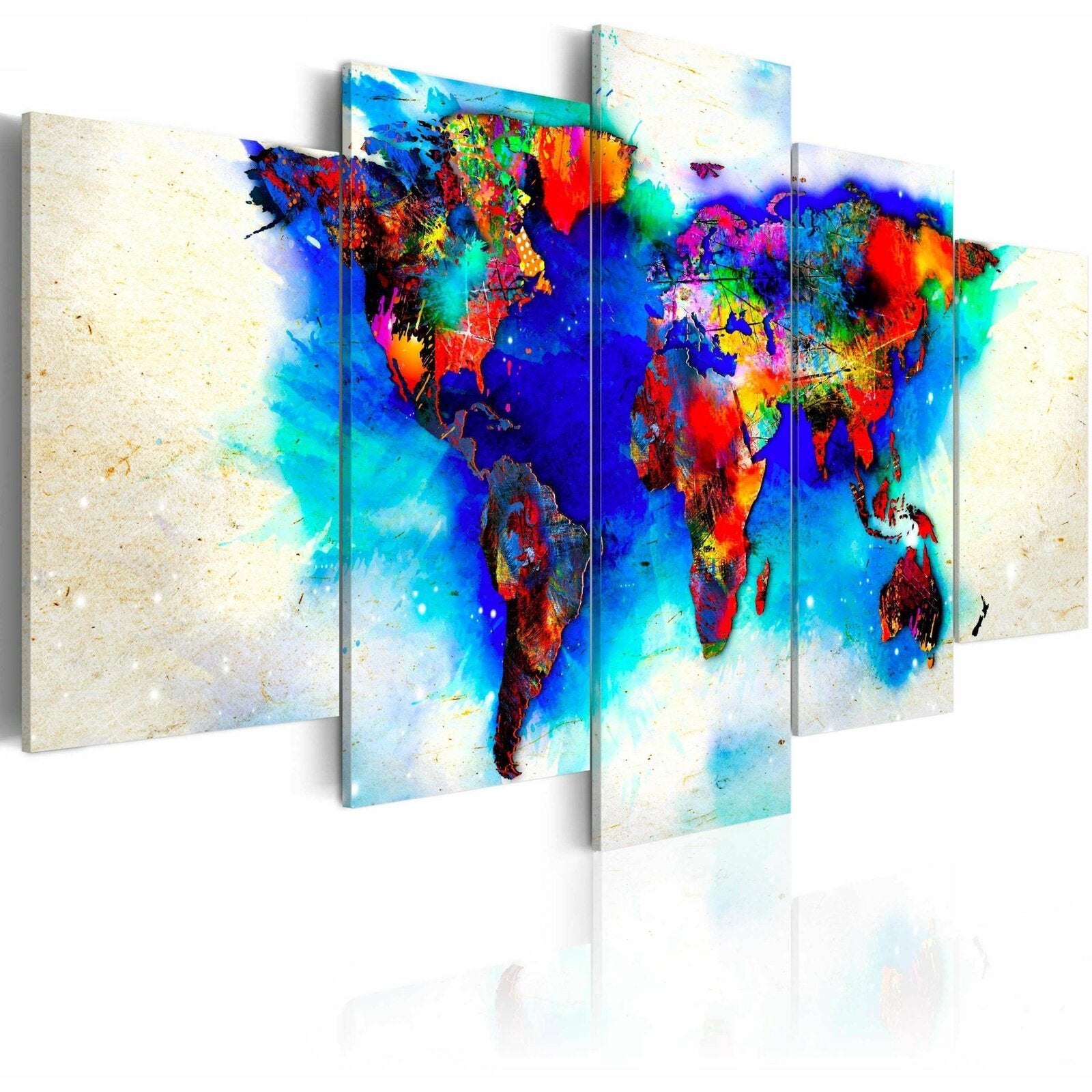 Tableau toutes les couleurs du monde - 200 x 100 cm | Leroy Merlin