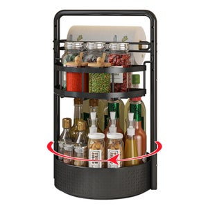Boîte à Condiments Portable – Organisateur Épices Camping, Sac Rang Épices Avec Compartiments Hermétiques, Cuisine Outdoor