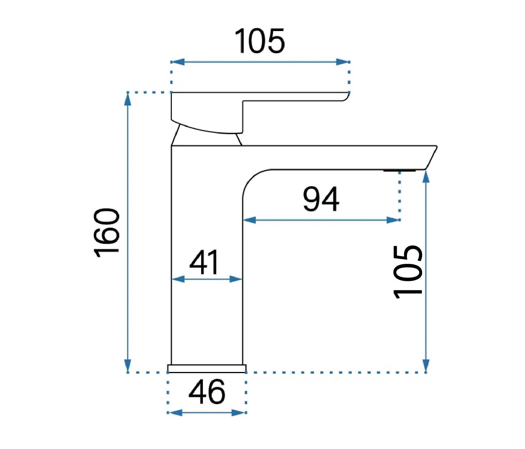 Bateria Umywalkowa REA ARGUS TYTAN Niska - 7