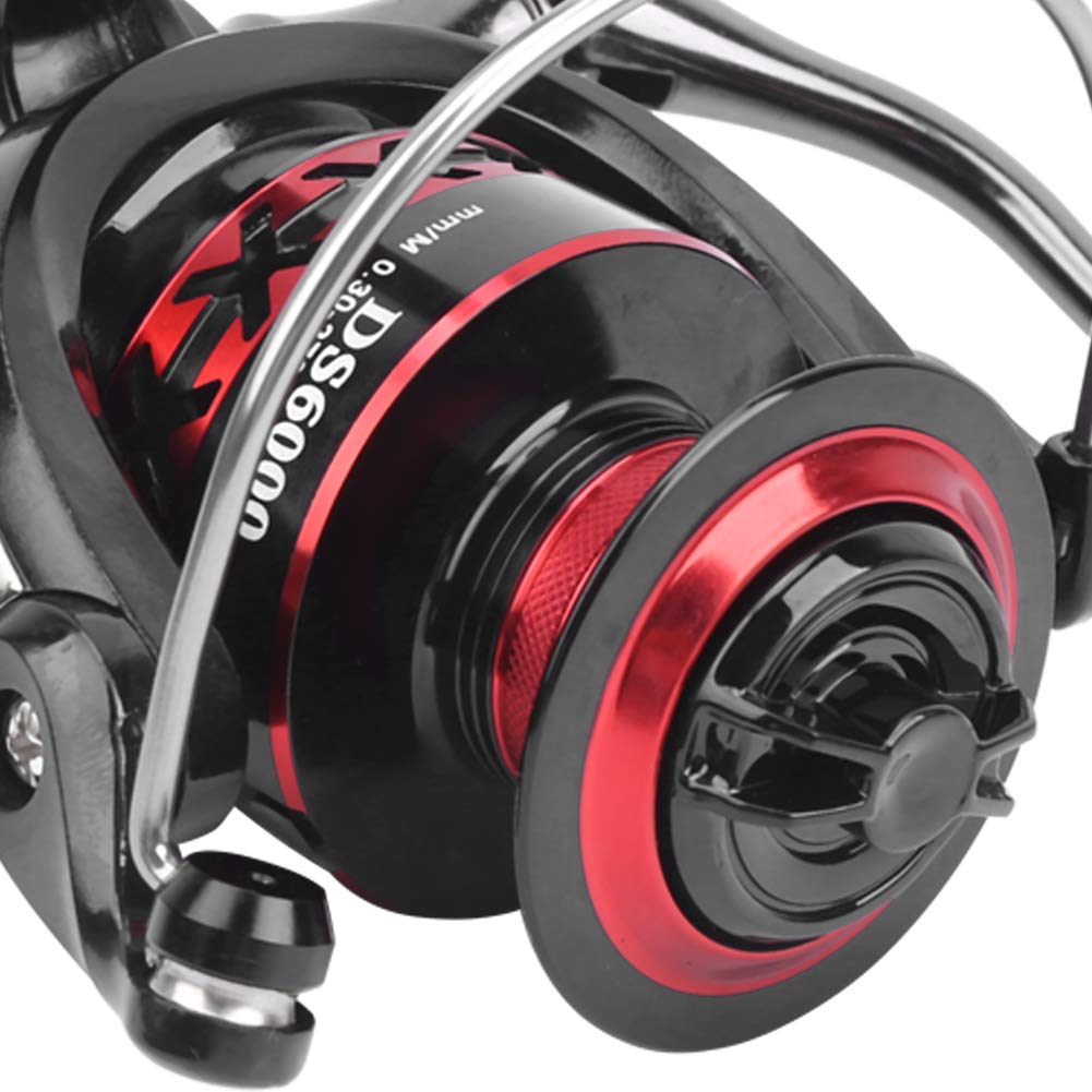 Bobina in metallo con impugnatura per pesca in mare, mulinello unidirezionale senza spazio per la serie DS (DS6000) - 8