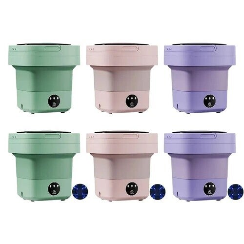Mini Lavatrice Portatile Pieghevole 1.8kg: Perfetta per Appartamenti e