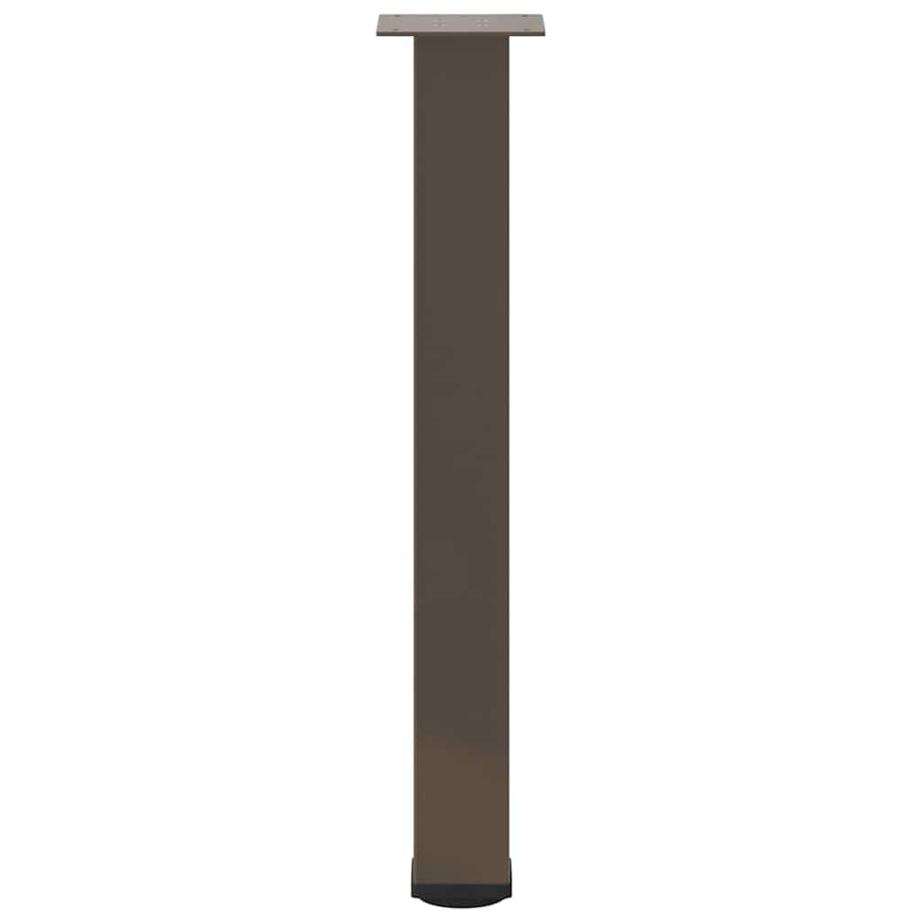 Pernas para mesa de centro 4 peças aço natural 72-74 cm - COMFORTXL - 6