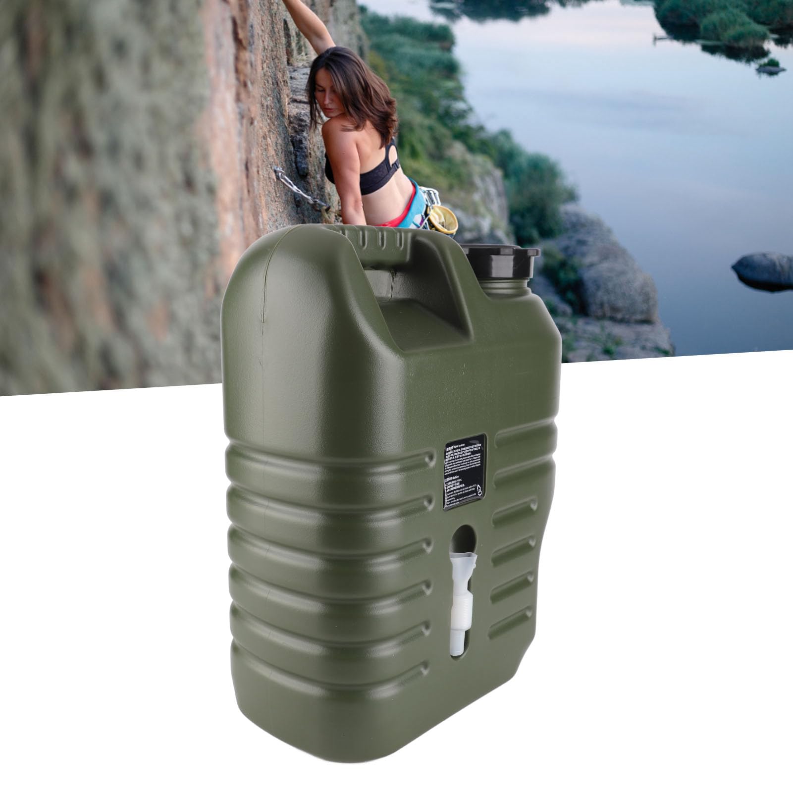 Recipiente De Agua Portátil Con Espiga, Jarra De Agua De Picnic Para