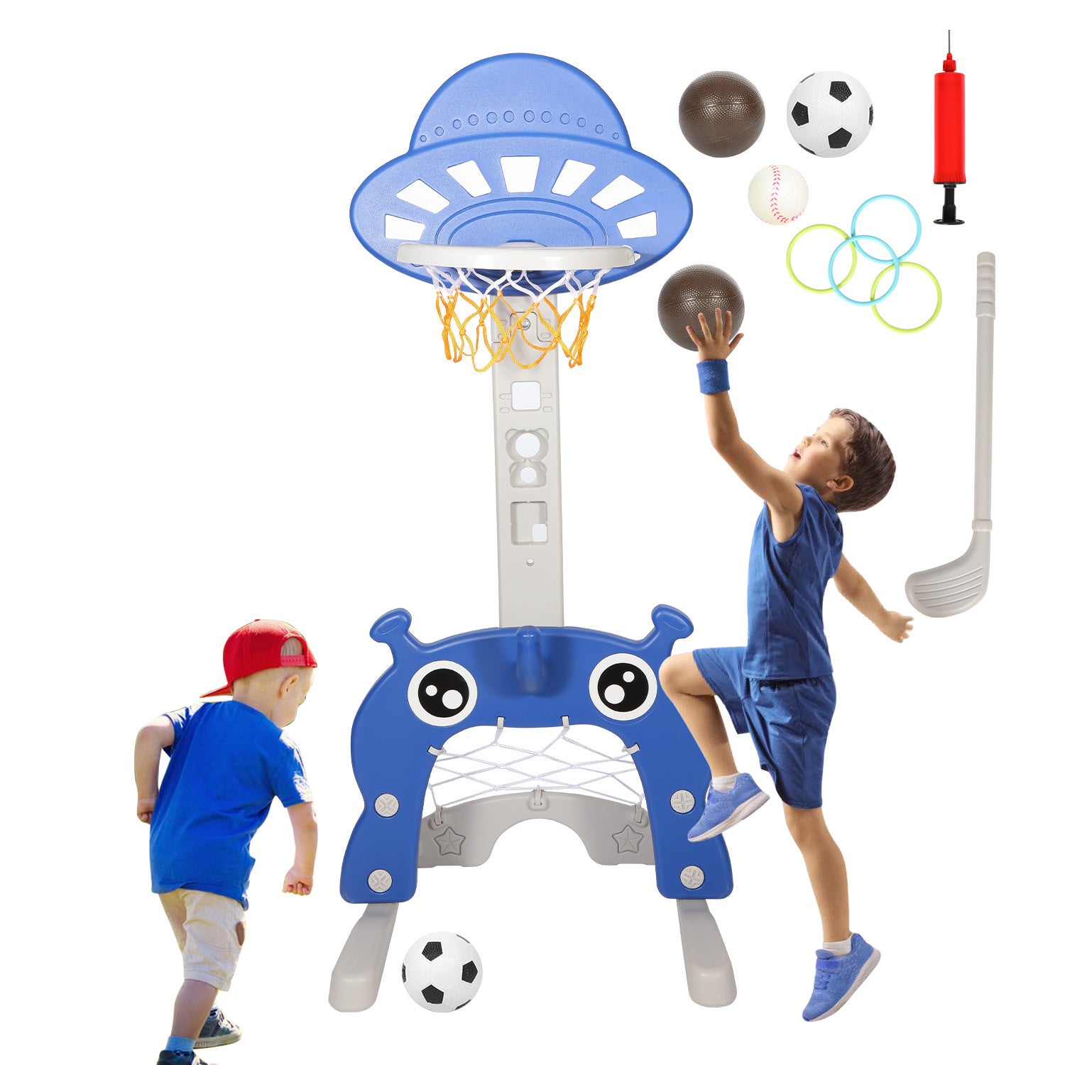 Panier De Basket Intérieur Mobile – LED 10 Couleurs – Scoreboard – Télécommande – 4 Balles Dont 2 Phosphorescentes – Dès 6 Ans