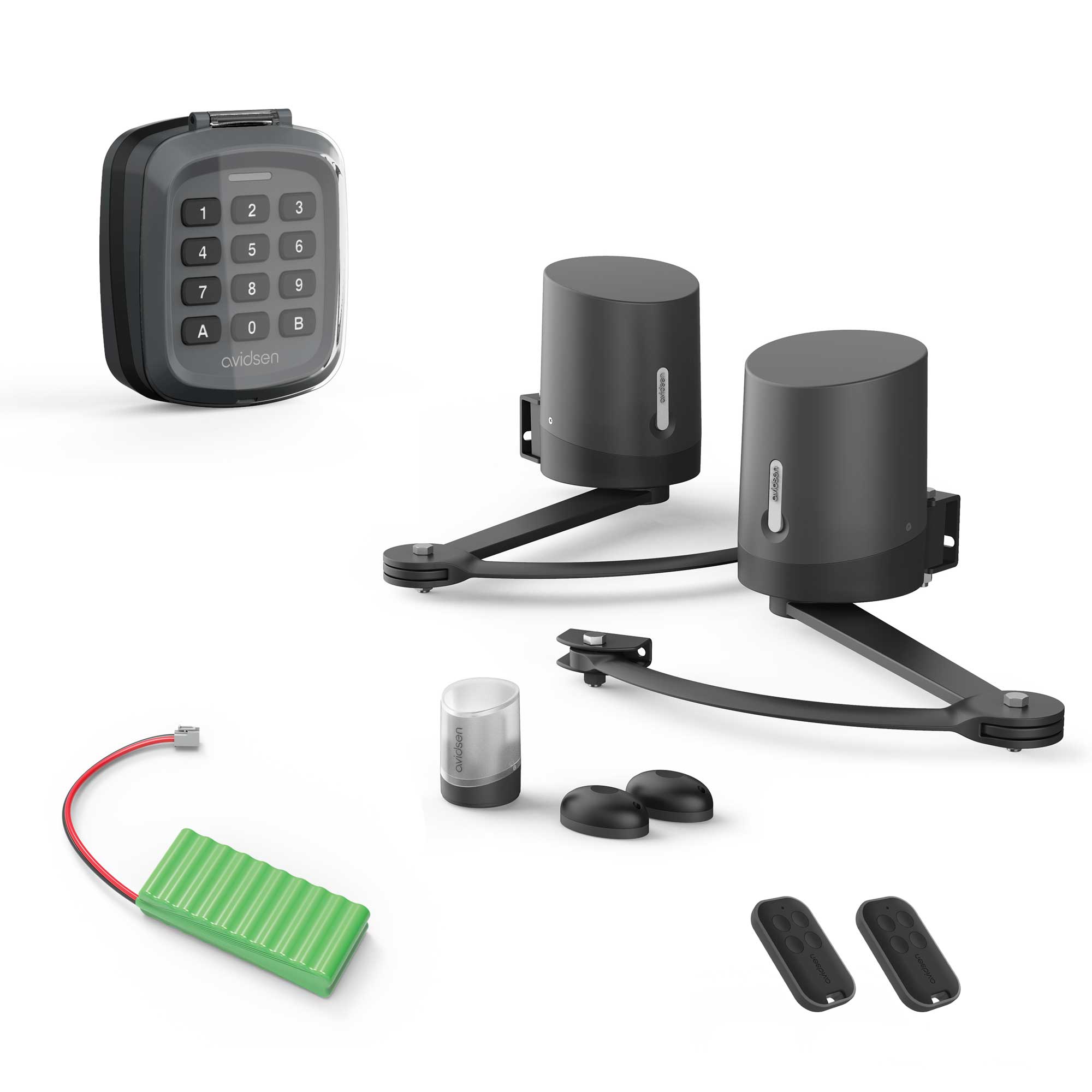 Kit Motorisation pour portail à battants Avidsen ORANE510 + Clavier à — free download