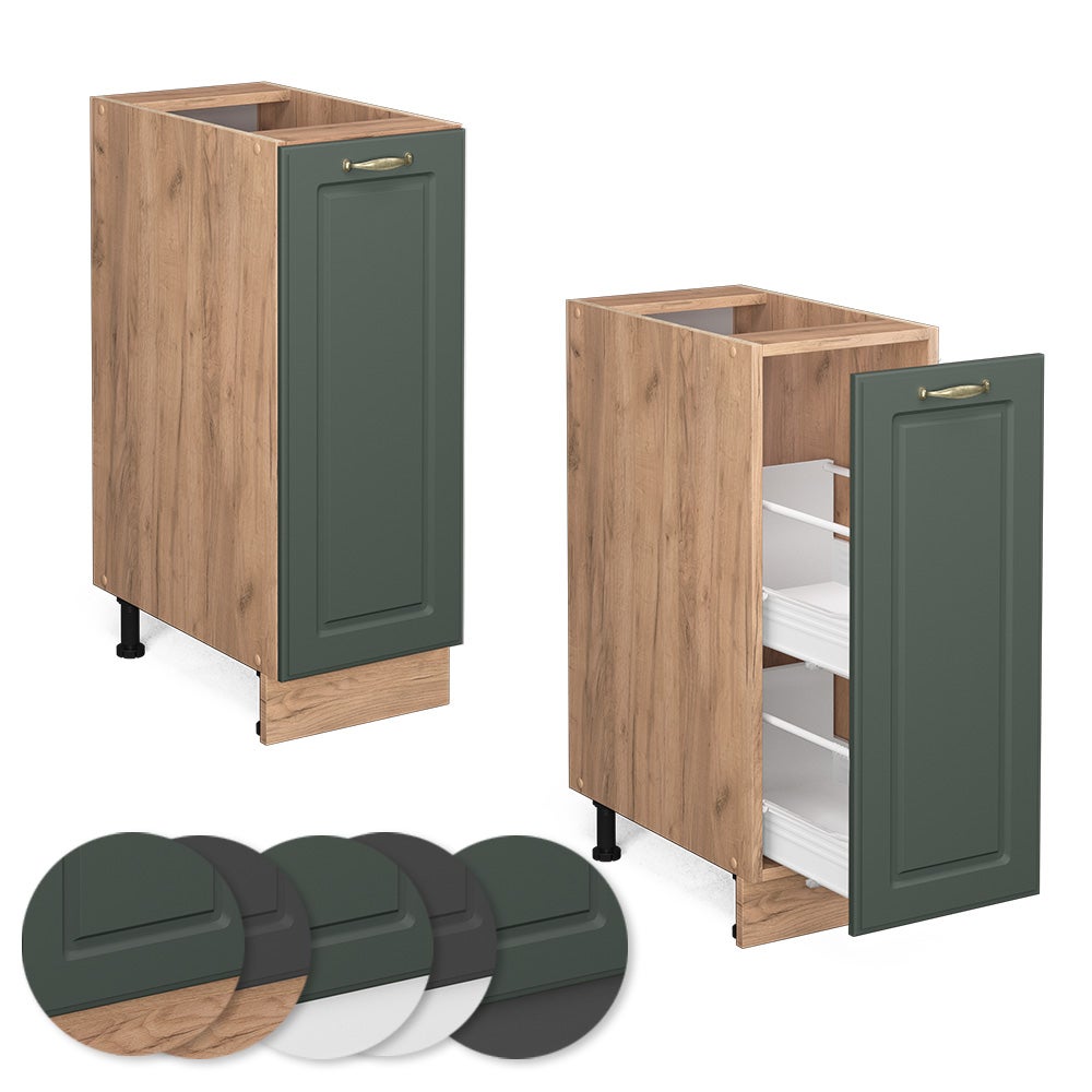 Vicco Meuble de cuisine Fame-Line, Vert Or Campagne, 30cm sans PT - 5