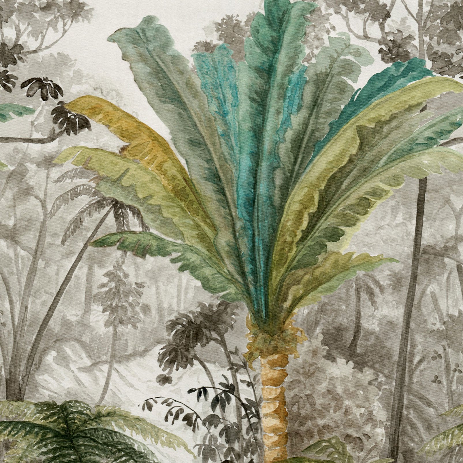 Papier peint l'île au palmier - 159x280cm - 3