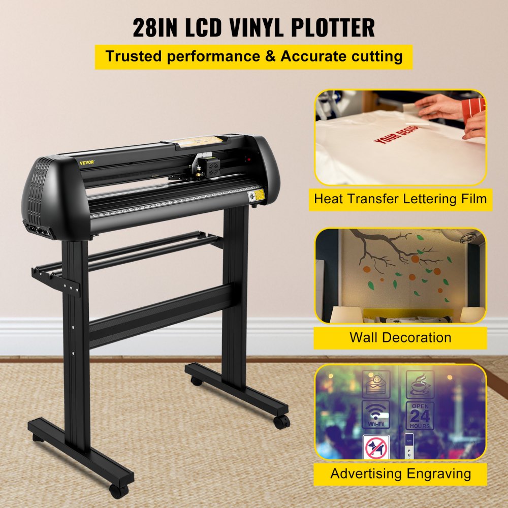 Plotter de Decoupe Vinyle VEVOR Traceur de Coupe 720 mm avec Logiciel SignMaster, Machine de Decoupe Vinyle Haute Precision Panneau Numerique - 2