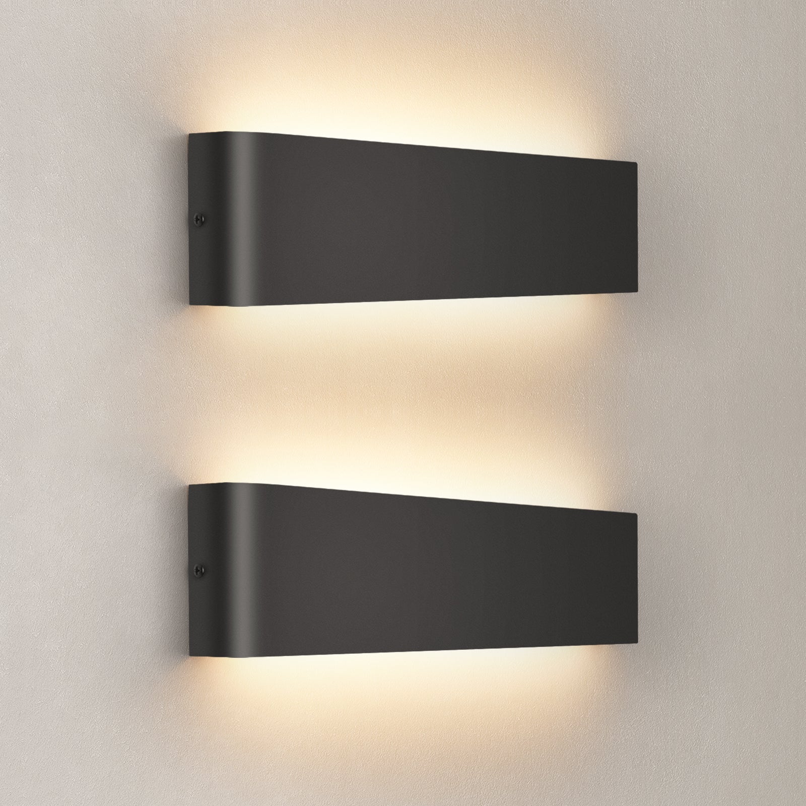 LOVHAUS Juego de 2 Apliques de Pared Interior LED 18W 40CM, Iluminación ...