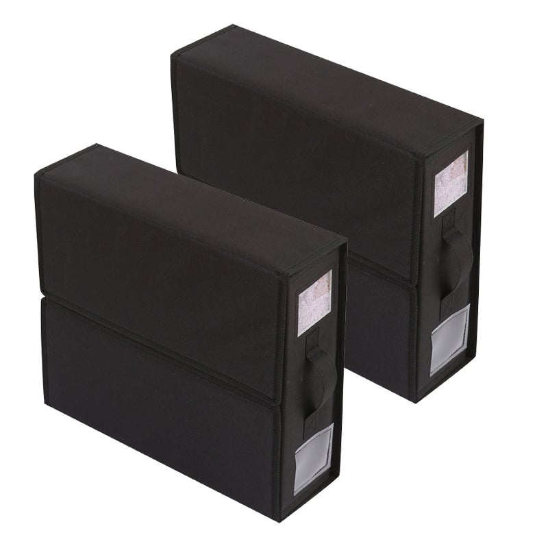 Bomclap caja de almacenamiento ropa minimalista y portátil, organizador fundas nórdicas (2 unidades), caja de almacenamiento plegable para dormitorio