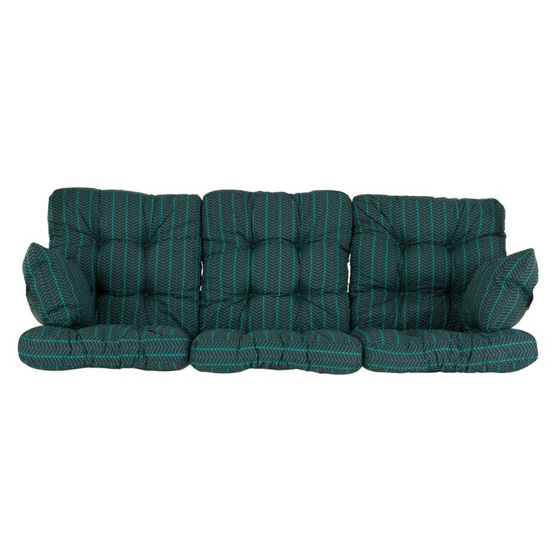 Poduszki na huśtawkę 170 cm Celebes zielone w jodełkę Patio