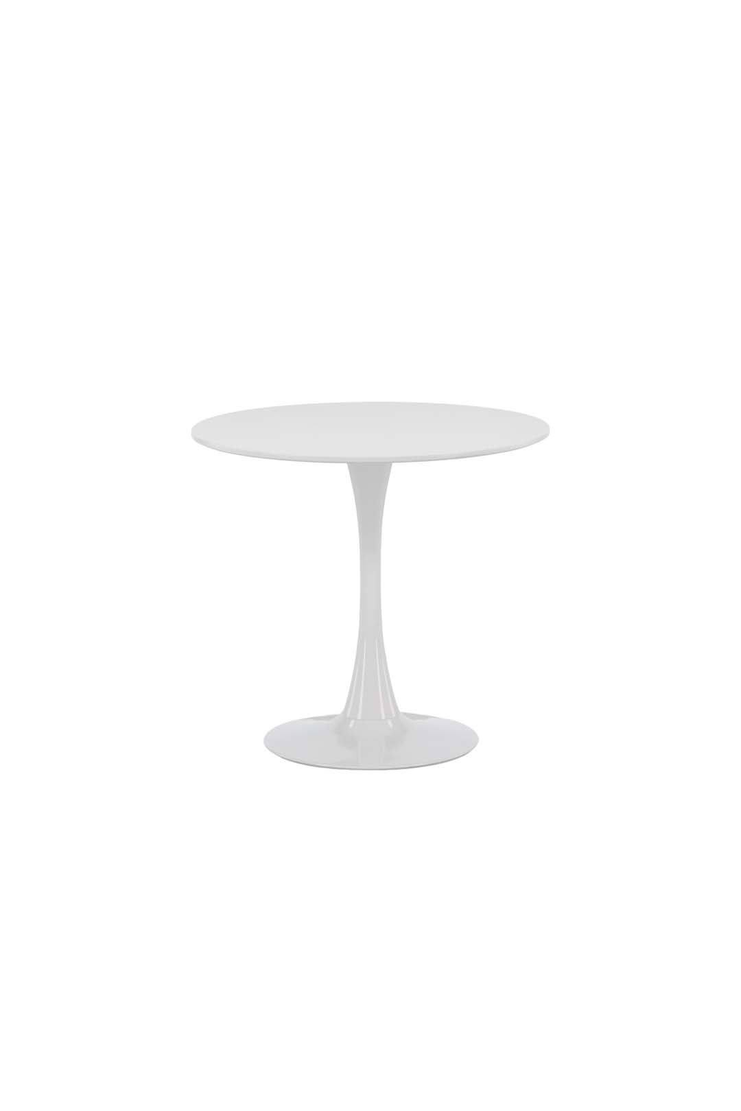 Hamden stół do jadalni Ø80cm biały.