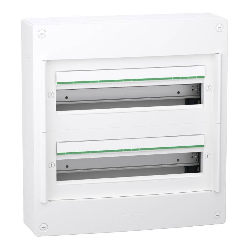 Coffret en saillie PrismaSeT XS Schneider Electric - 2 rangées - 18 ...