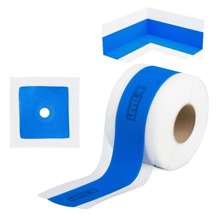 LEVEL+ Kit d'étanchéité pour douche Bandes d'étanchéité Film liquide 4kg SET304 - 4