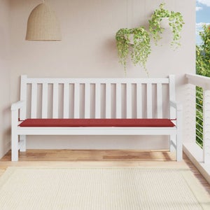 Coussin De Banc Pour Intérieur/extérieur - 140 X 40 X 4 Cm, Matelassé 27 Points, Sangles De Fixation