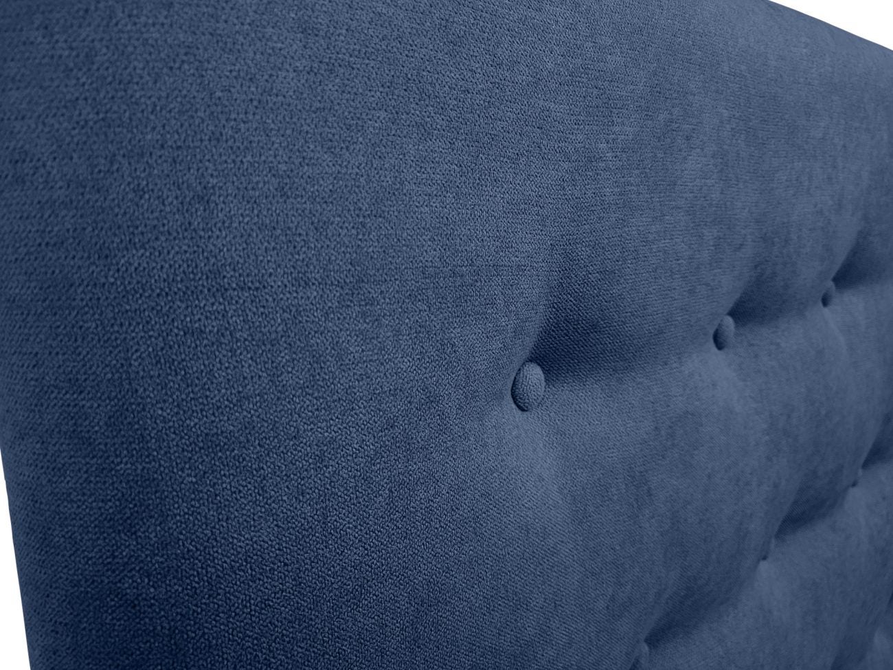 DecorQUALITY Cabecero de cama 150 PARIS Cabezal tapizado tejido antimanchas azul 150x70 cm - 4