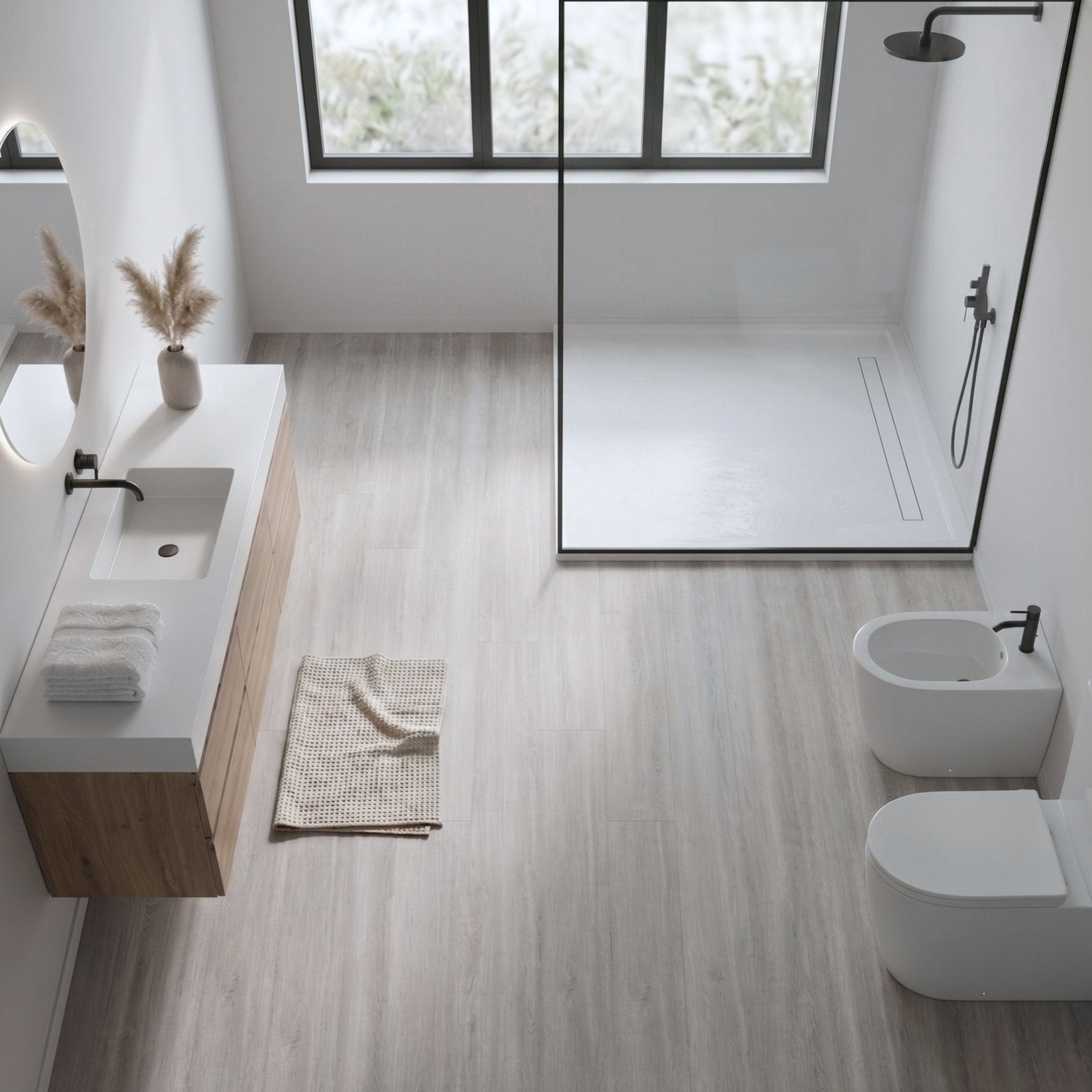 Suelo vinílico SPC clic Extrem 5 mm efecto madera Gris Perla ISOVEX (2,21 m²) - 7