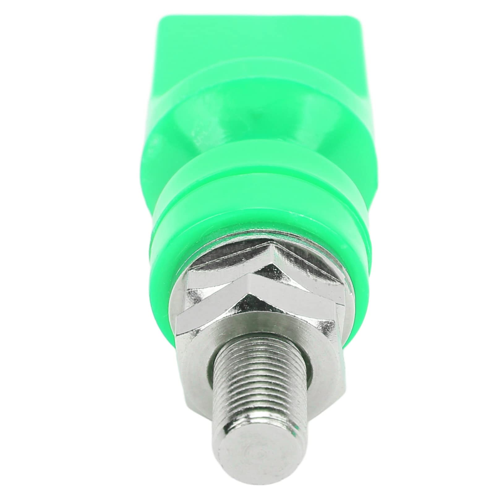 Connettore terminale per filo di collegamento M10 Filettatura 100A Grande corrente per spina a banana da 4 mm (verde) - 7