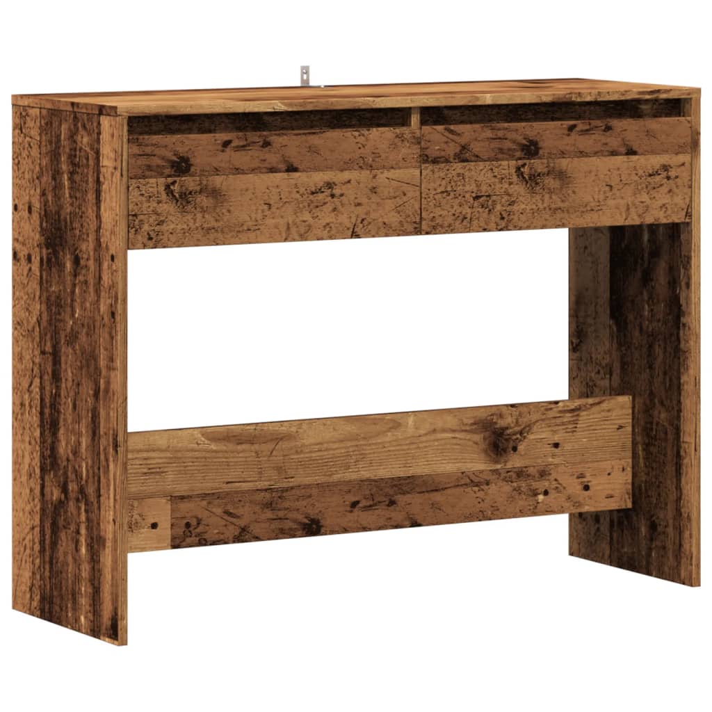 Table Console à 2 Niveaux, Basse derrière Le canapé, Bout