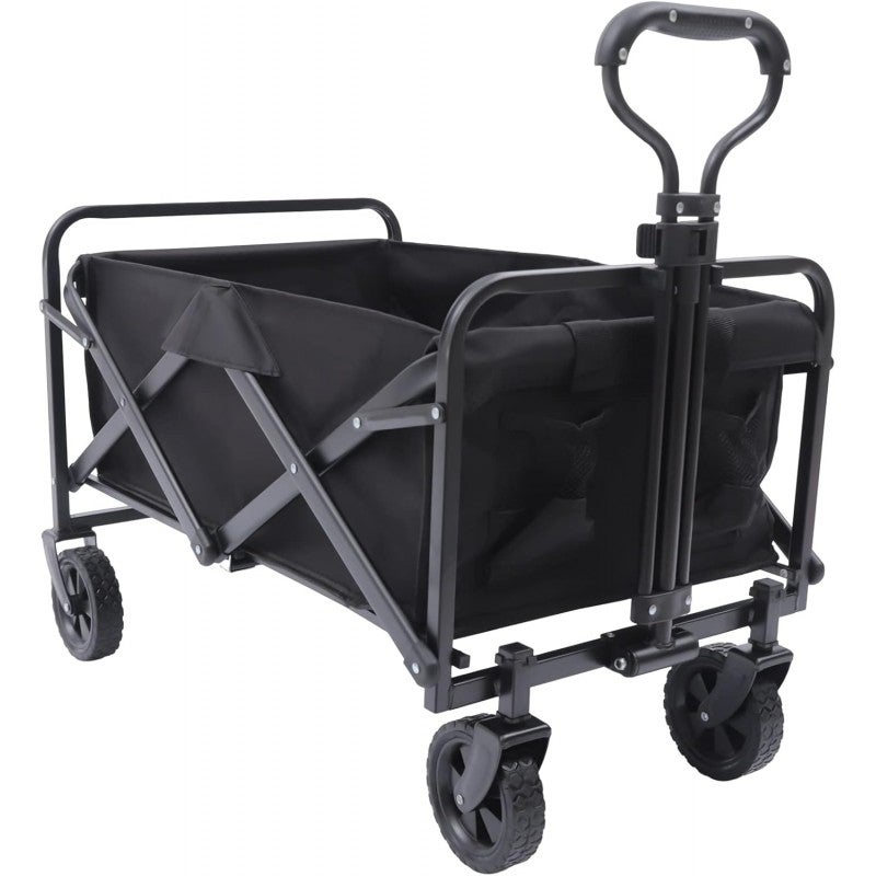 Wózek transportowy składany, metalowy, przyczepka ogrodowa 72x47x68-87cm AR07CZ