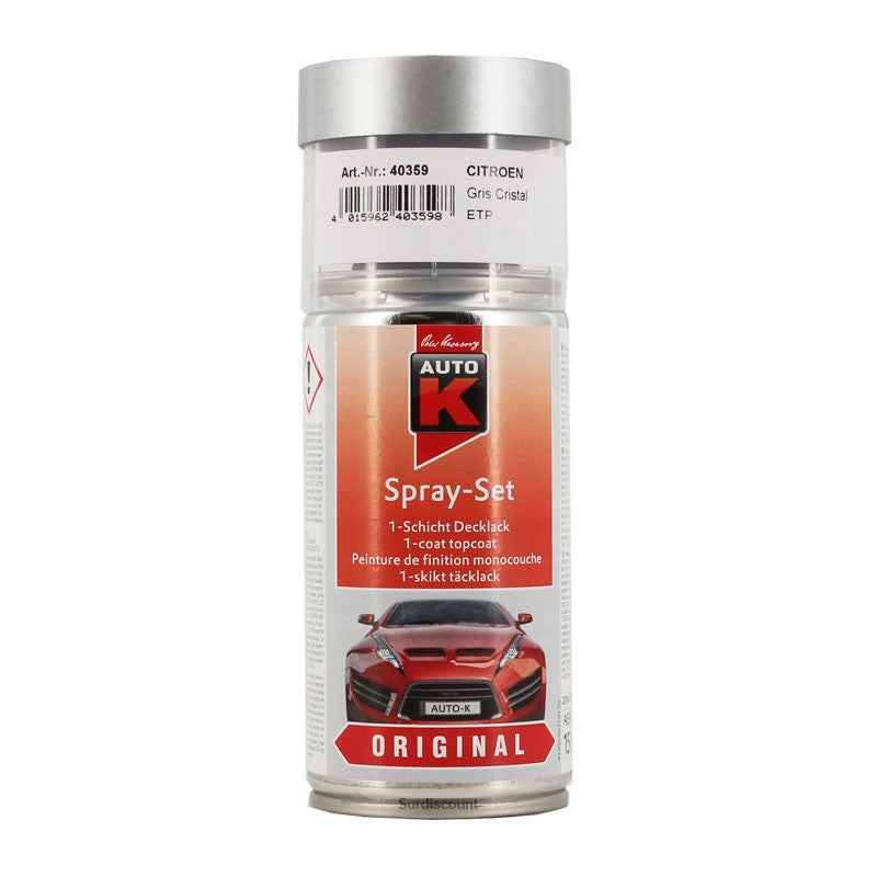 Peinture aérosol CITROEN Gris Axinite Met 1989-1991 (Code ETM) main image 0