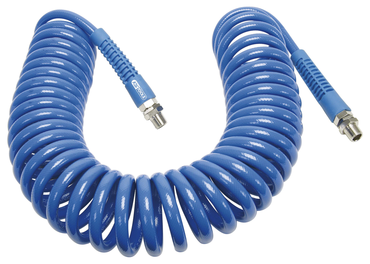 KS Tools 515.3335 Tubo a Spirale in PU per Aria Compressa, Diametro 8 mm