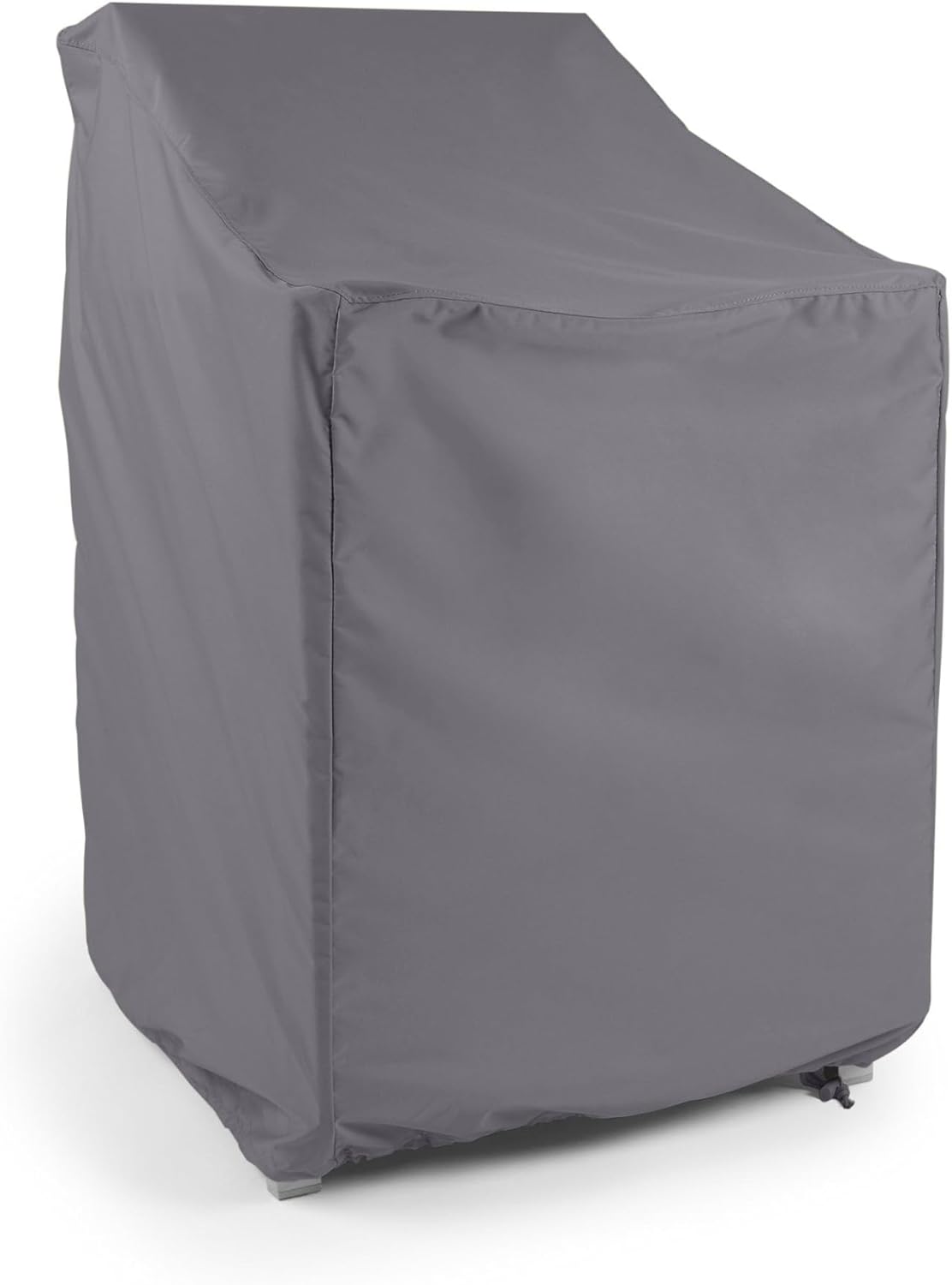 Pokrowiec na krzesło ogrodowe, składany, wodoodporny poliester, regulowany ściągacz, otwór wentylacyjny, 120 x 64 x 64 cm, szary