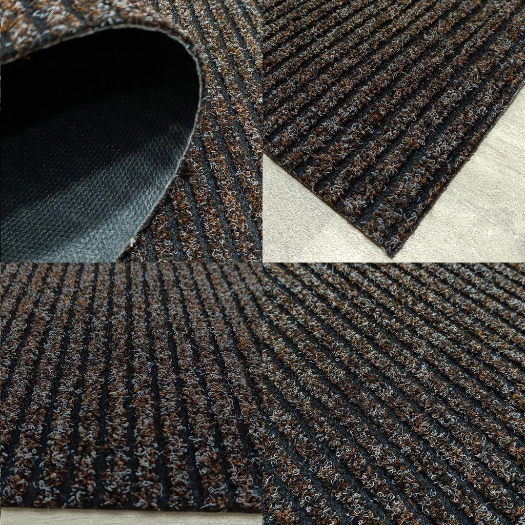 Felpudo Multi-Tamaño , Barros, Alfombras Tadi & Imperio 1979, Marrón, 100x400 cm - 2