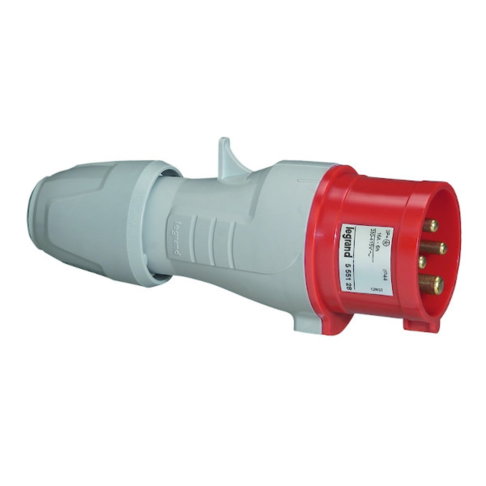 Legrand - Fiche mobile droite P17 IP44 32A 380V~ à 415V~ - 3P+T - 555238 - 3