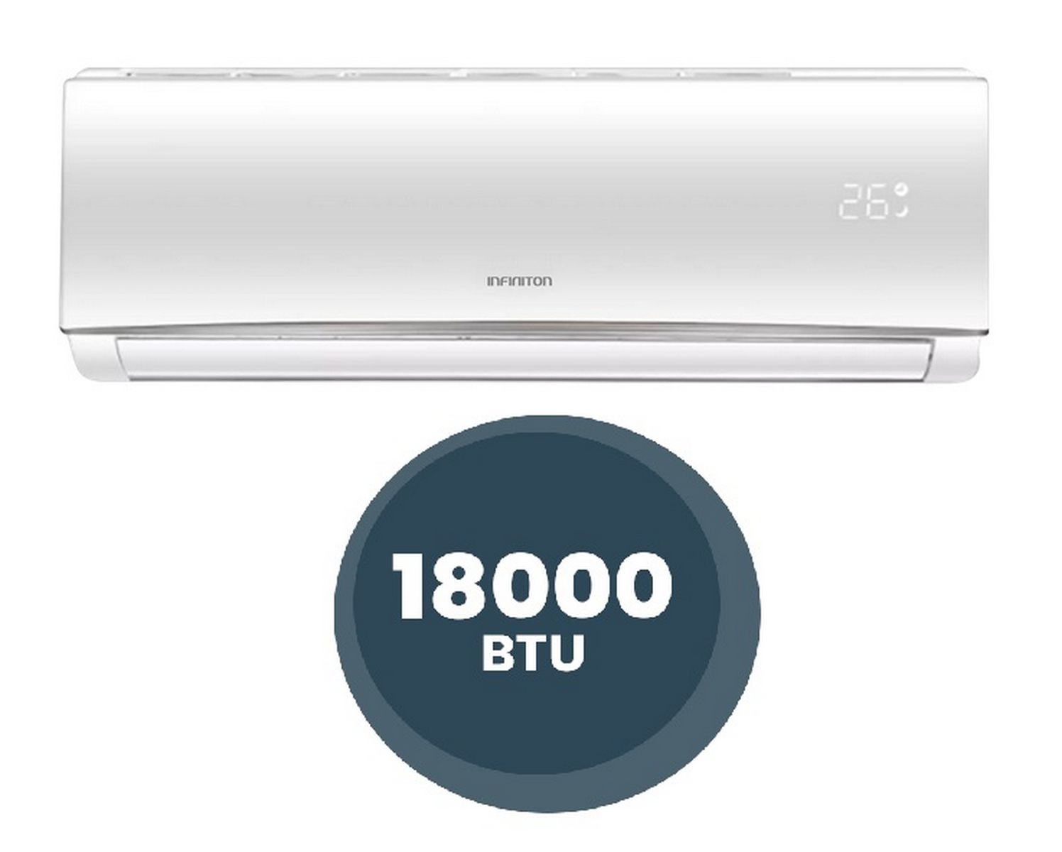 Aparelho de ar condicionado INFINITON SPTSE18A2, 18000 BTU, Wifi, bomba de calor, A++, branco - 2