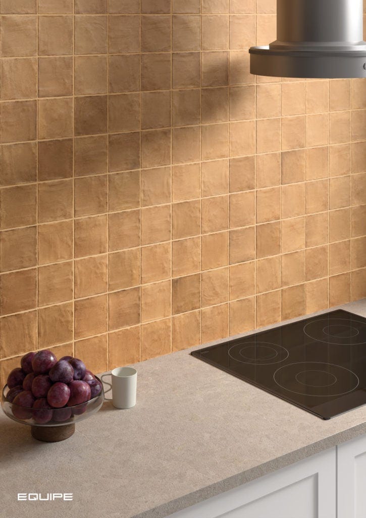 6m² Carrelage Mural Effet Zellige Beige Sable Mat SABBIA 10x10 cm Arena (0 ...