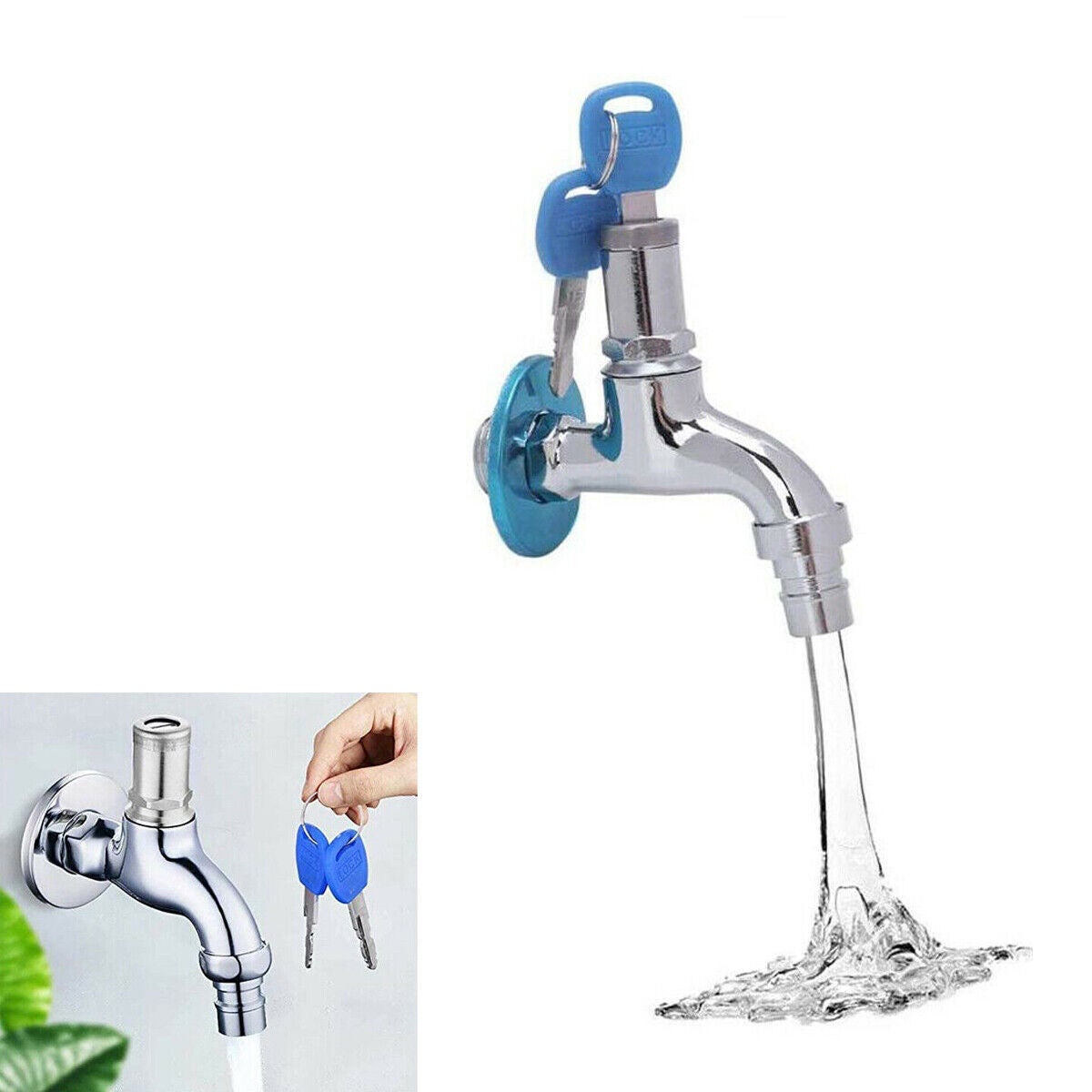 Válvula De Bloqueo Para Grifos Exteriores Candado De Seguridad