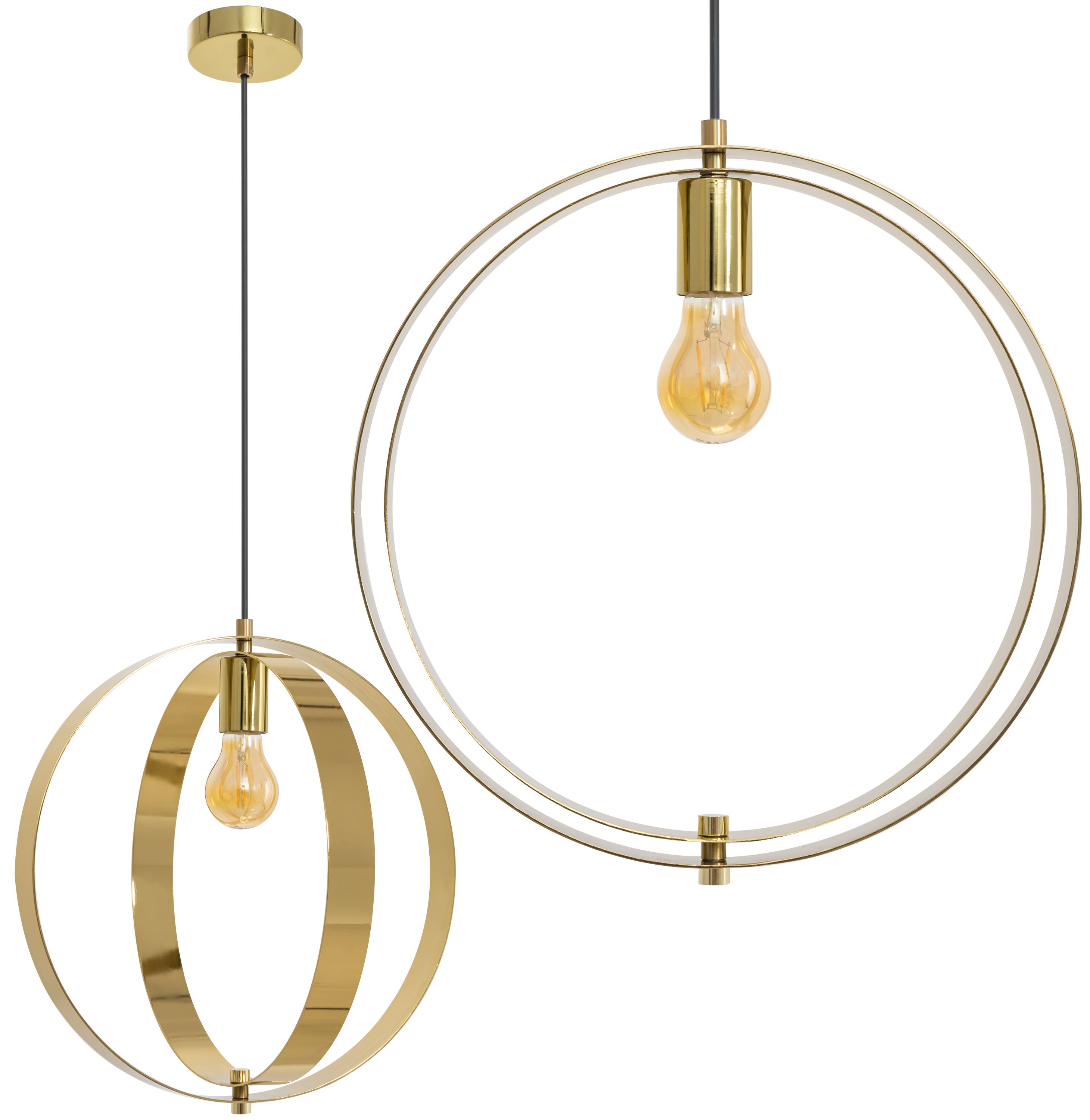 Lampa Sufitowa Wisząca Toolight App961-1Cp Złoty