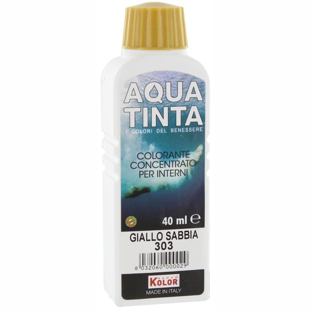 Aquatinta per interni ml.40 303 giallo sabbia