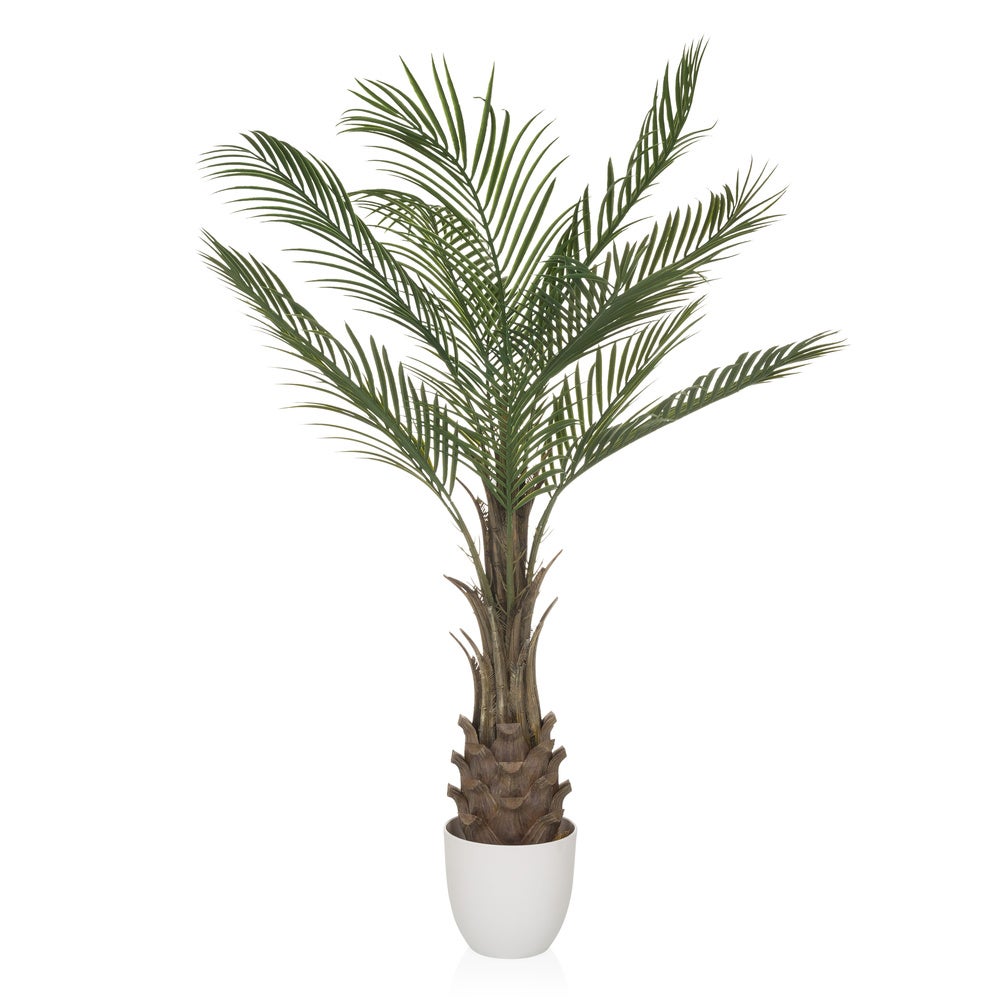 Leaf Pianta Tropicale Artificiale Di Palma Dracaena, 90 Cm