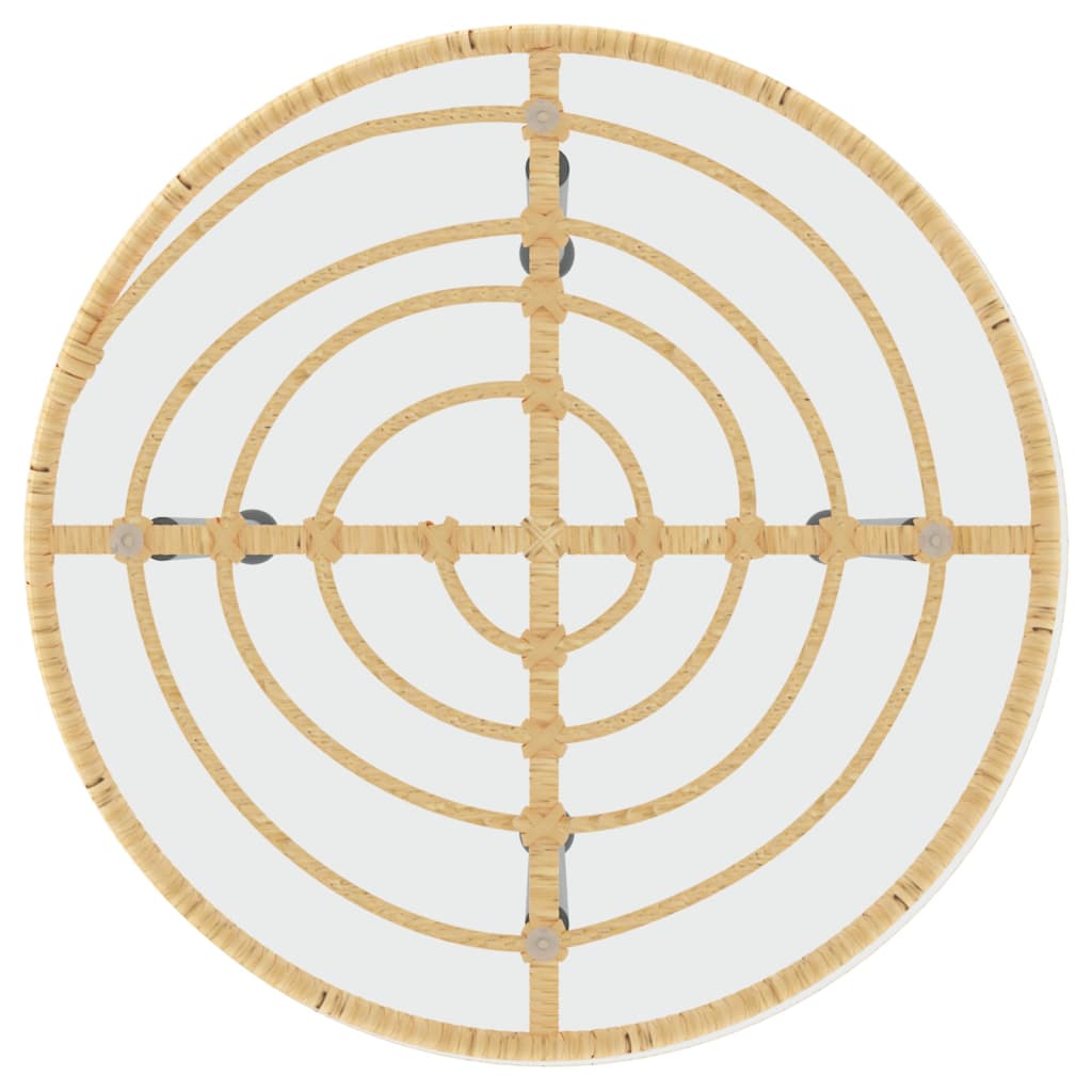 Maison Exclusive - Set da Pranzo da Giardino 3 pz in Polyrattan - 8