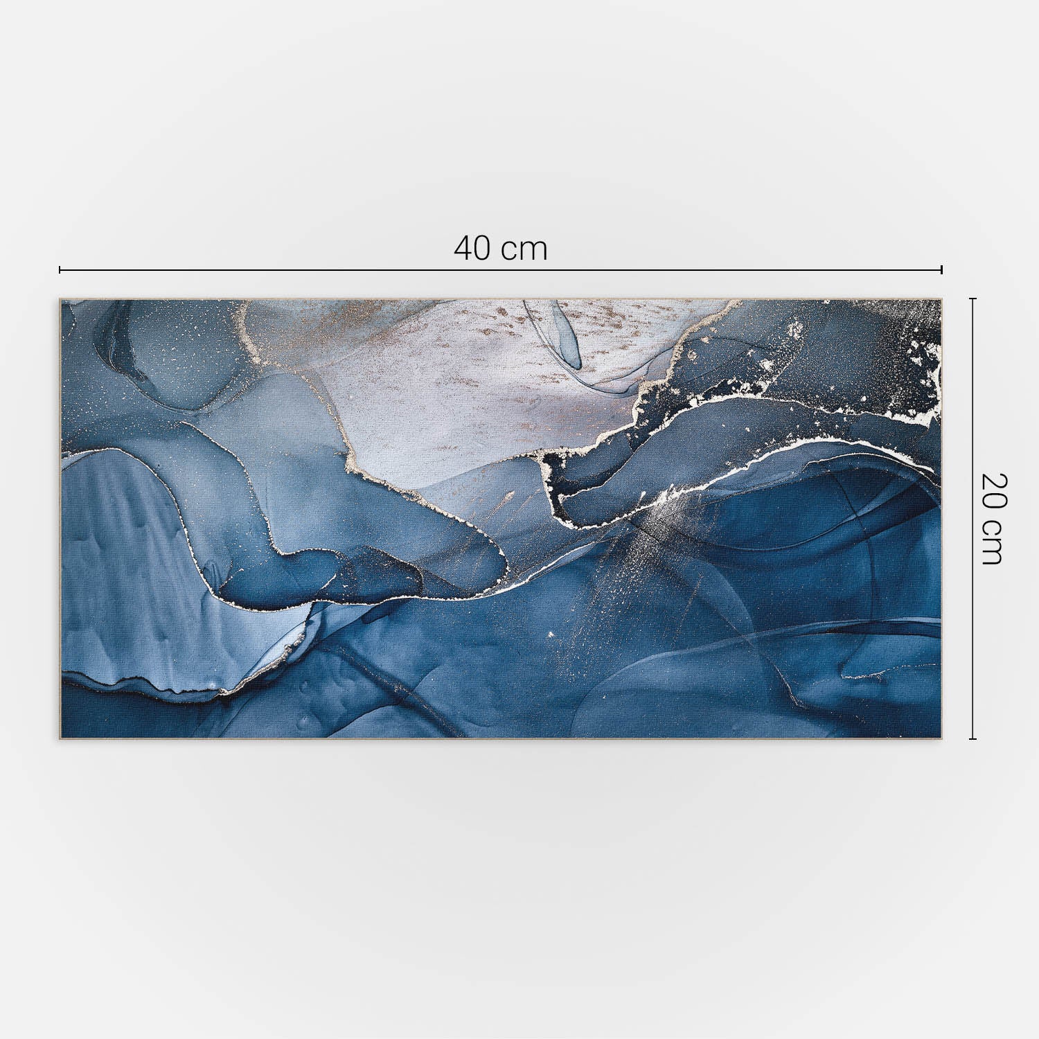 Panneaux muraux décoratifs, panneaux en PVC | 10x40x20 cm |Modèle ondulé abstrait - 5