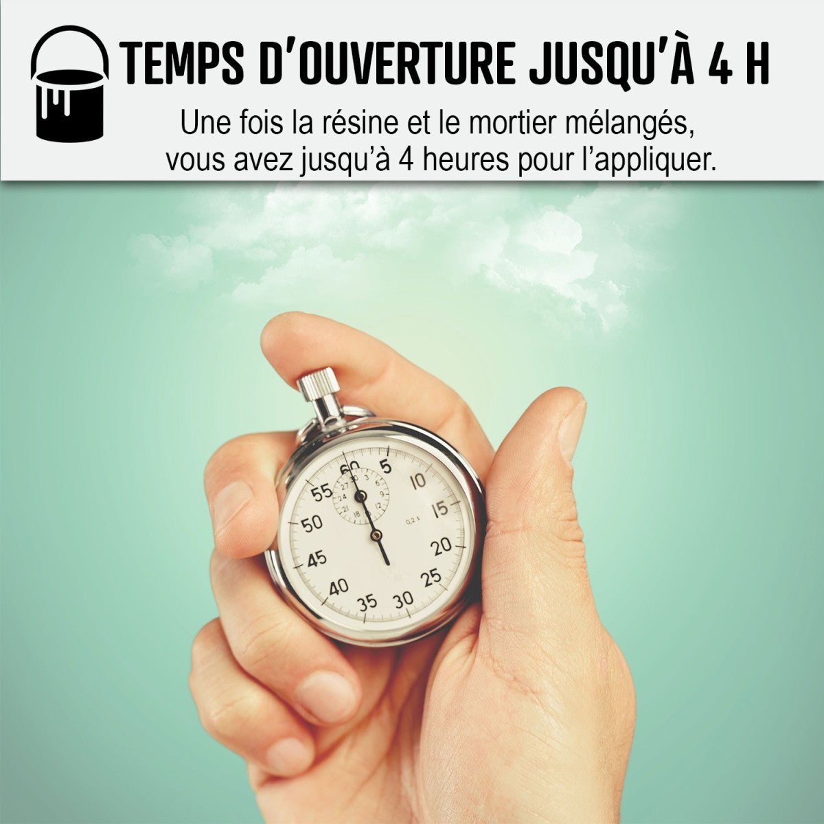 Microcemento scale, Kit completo microcemento per scale - 5 m² (in 2 strati) Grigio Bluastro Anatra - ARCANE INDUSTRIES - 7