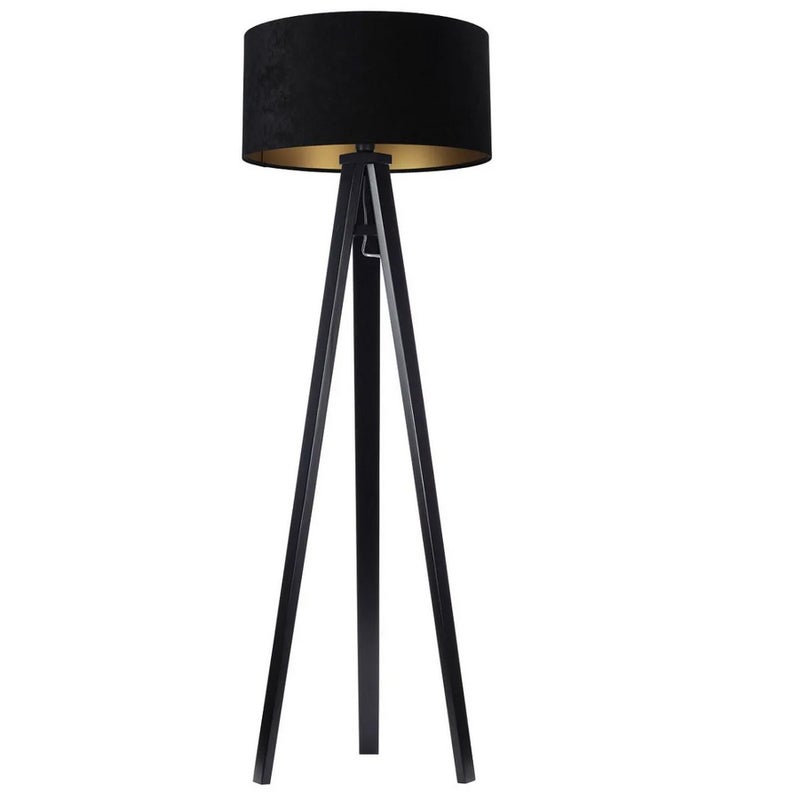 Lampa stojąca HOME 50 czarna/złota