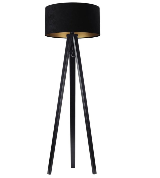 Lampa stojąca HOME 50 czarna/złota
