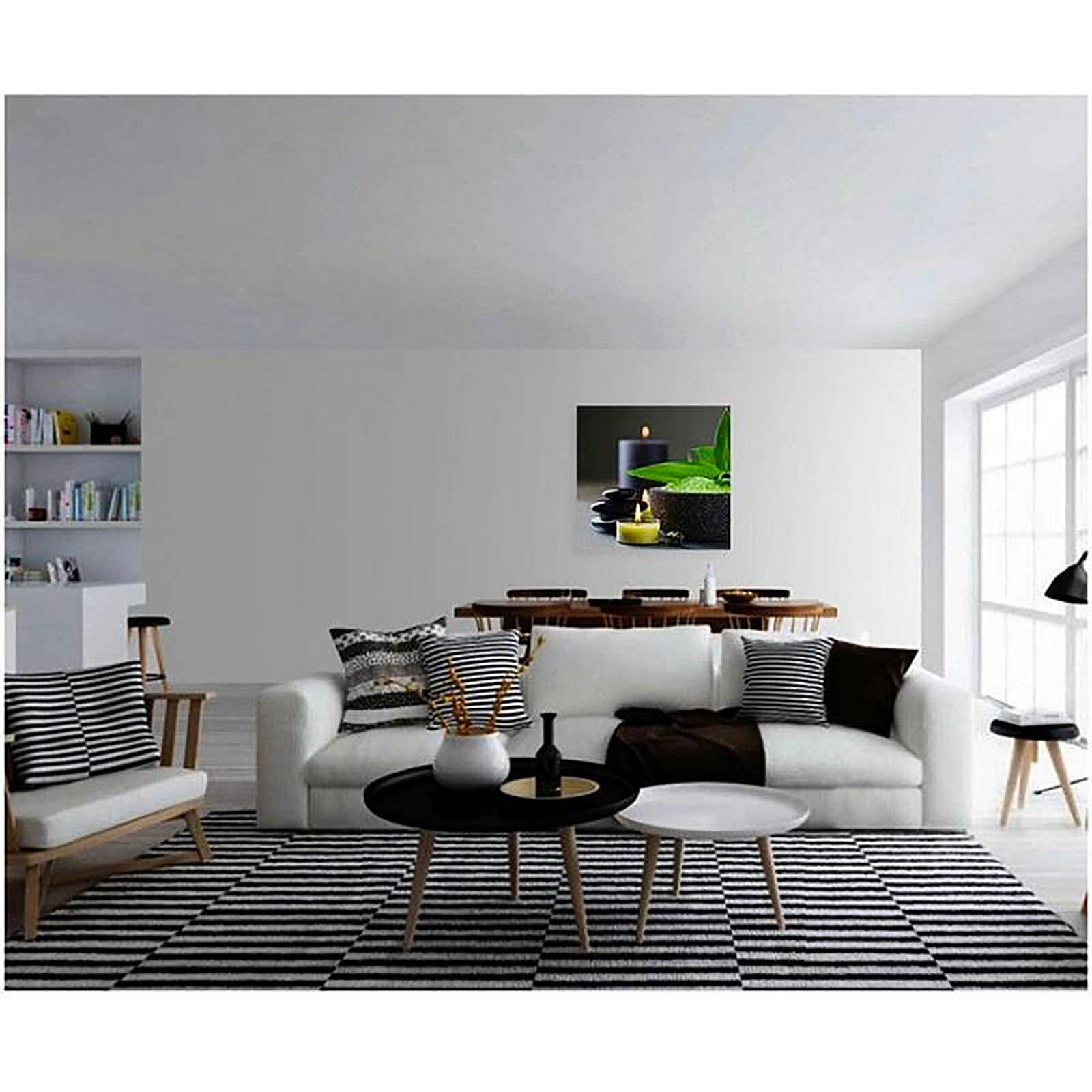 Tableau bougies zen - 40 x 40 cm - 3