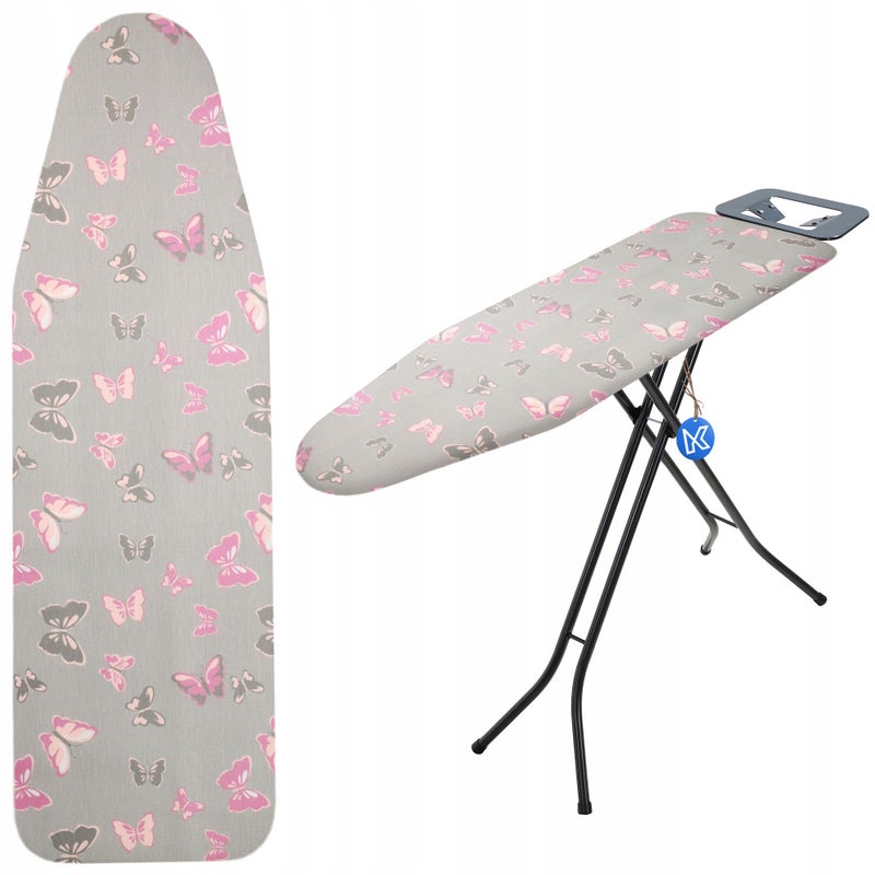 POKROWIEC NA DESKĘ 132x48cm DO PRASOWANIA PODKŁAD NACIĄGANY MOTYLE