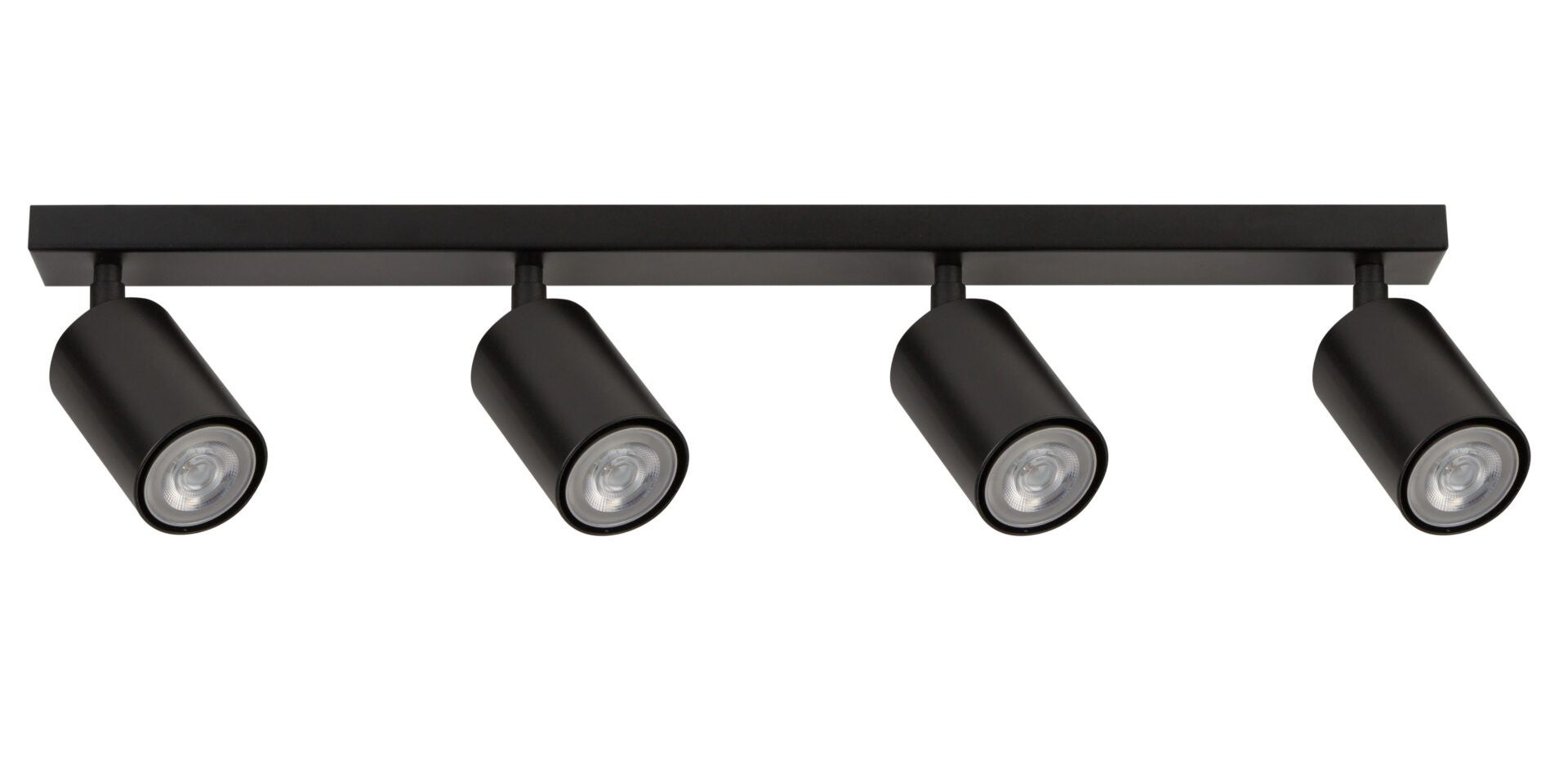 Reflektor sufitowy spot natynkowy Zoom listwa czarny 4xGU10x25W wym: 16 x 60 x 6 cm metal SIGMA