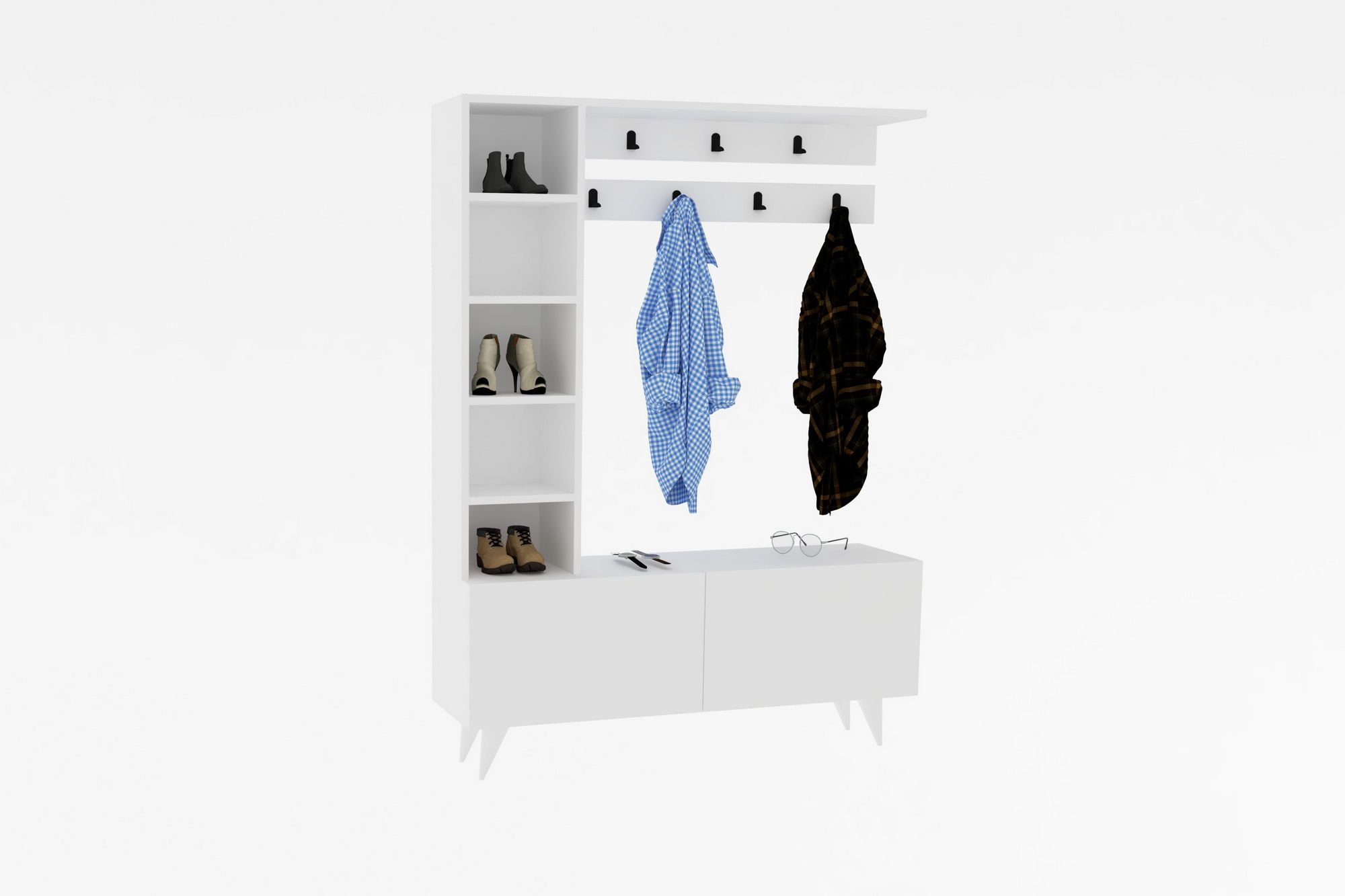 Menzzo  Recibidor Bahar Blanco , Leroy Merlin